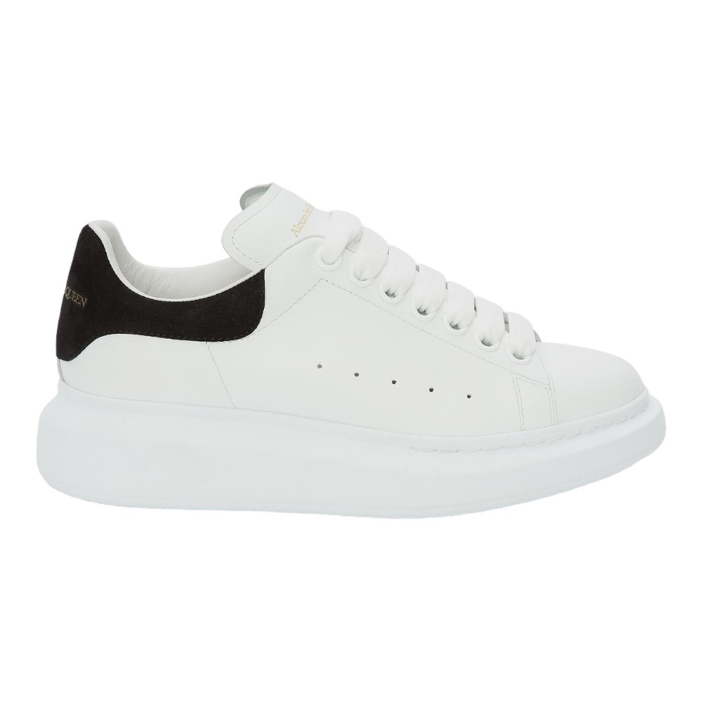 👟 🆕 Alexander McQueen Women's Oversized Sneaker in White/black